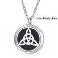 St. Benedict necklace 316L stainless steel pendant and diffuser