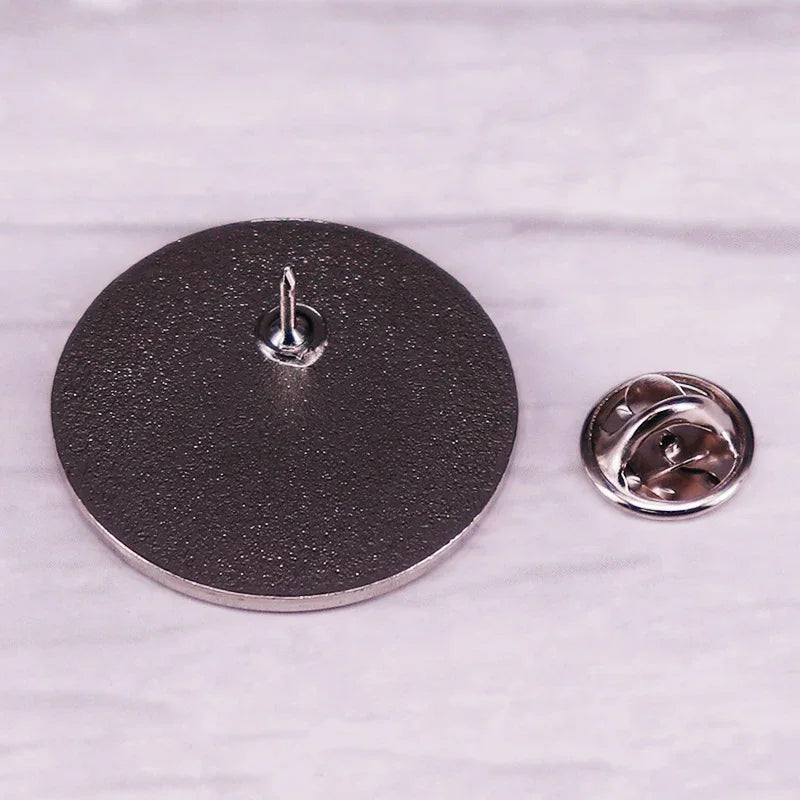 Saint Benedict Cross Button Metal Badge Enamel Pin