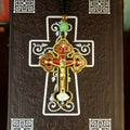 Handcrafted  Cross Pendant with Jerusalem Medal and Crucifix