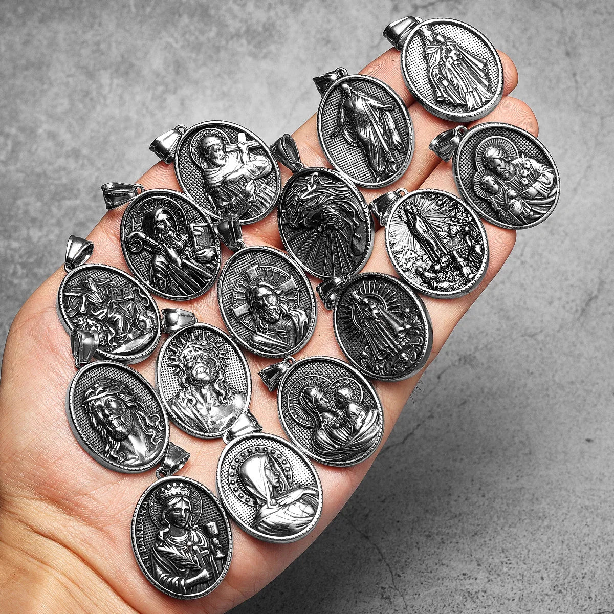 Padre Pio Powerful Amulet Stainless Steel