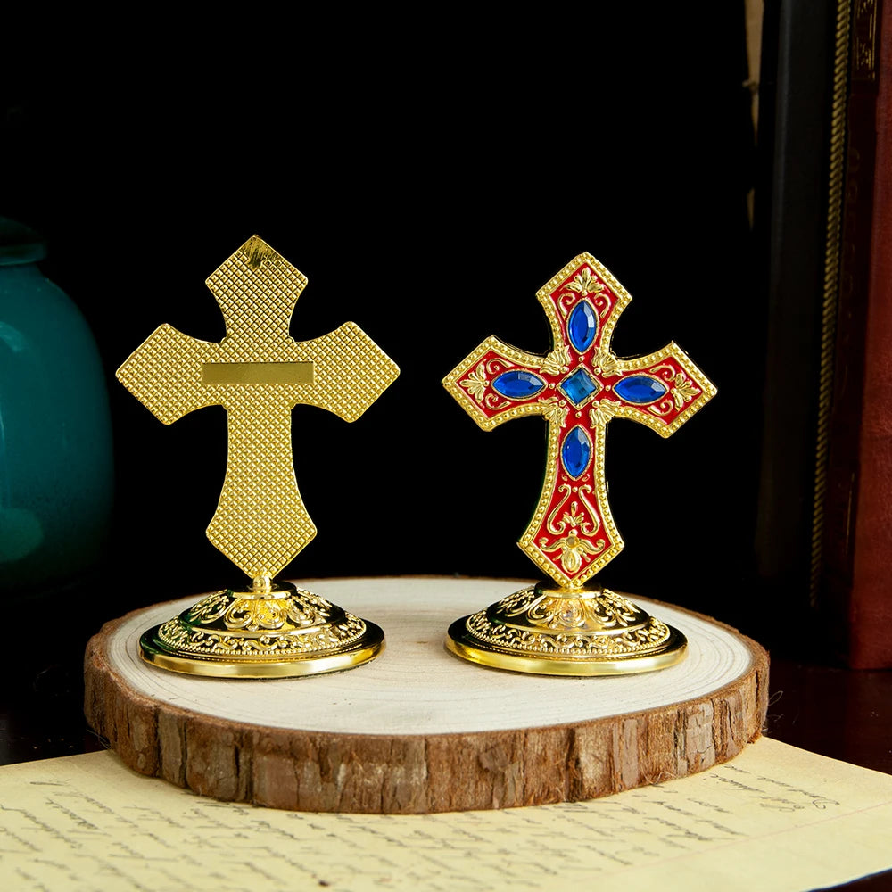 Eastern Orthodox Table Cross, Home Decor,3.2In*2.2In