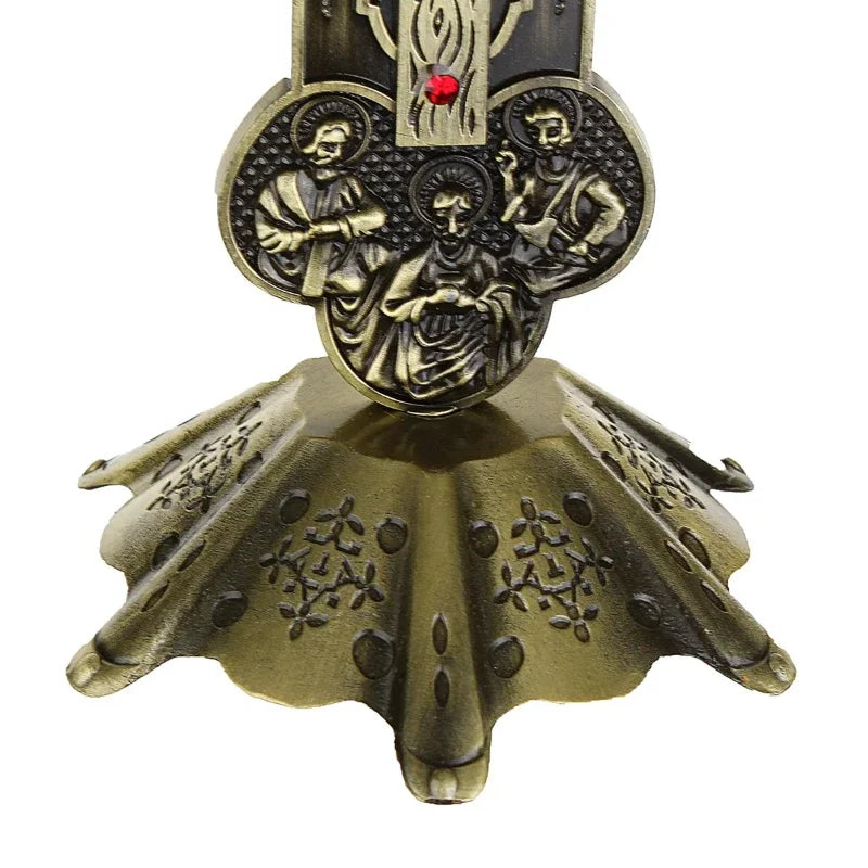 Crucifix on The Stand Cross Crucifix Home Decoration