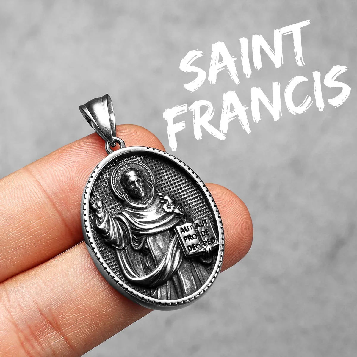Padre Pio Powerful Amulet Stainless Steel
