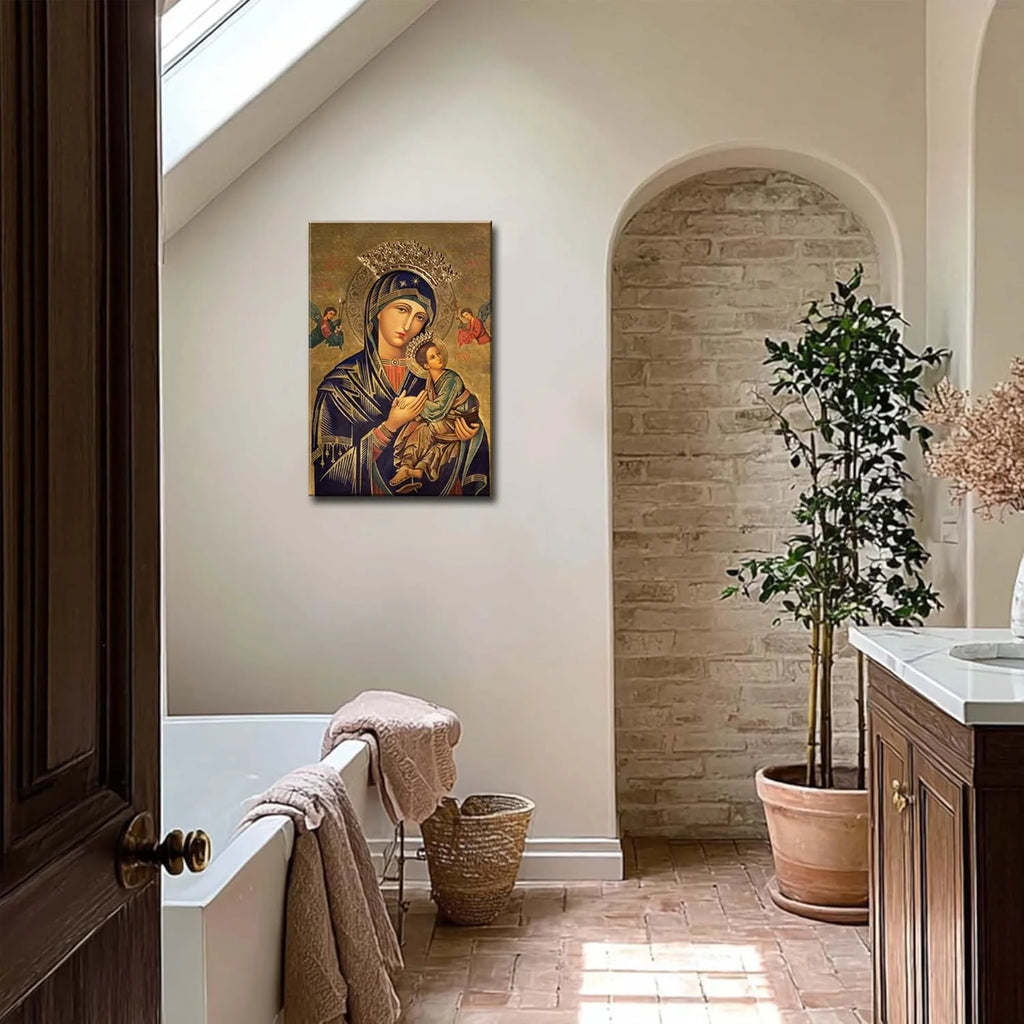 Russian Orthodox Icon Picture of Our Lady of Perpetual Help Wall Decor