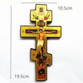 Orthodox Cross Wood Decoration Decor