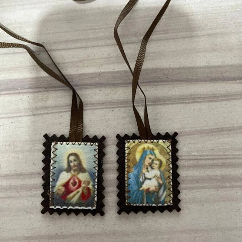 Lady of Mount Carmel Medal Wool Scapular