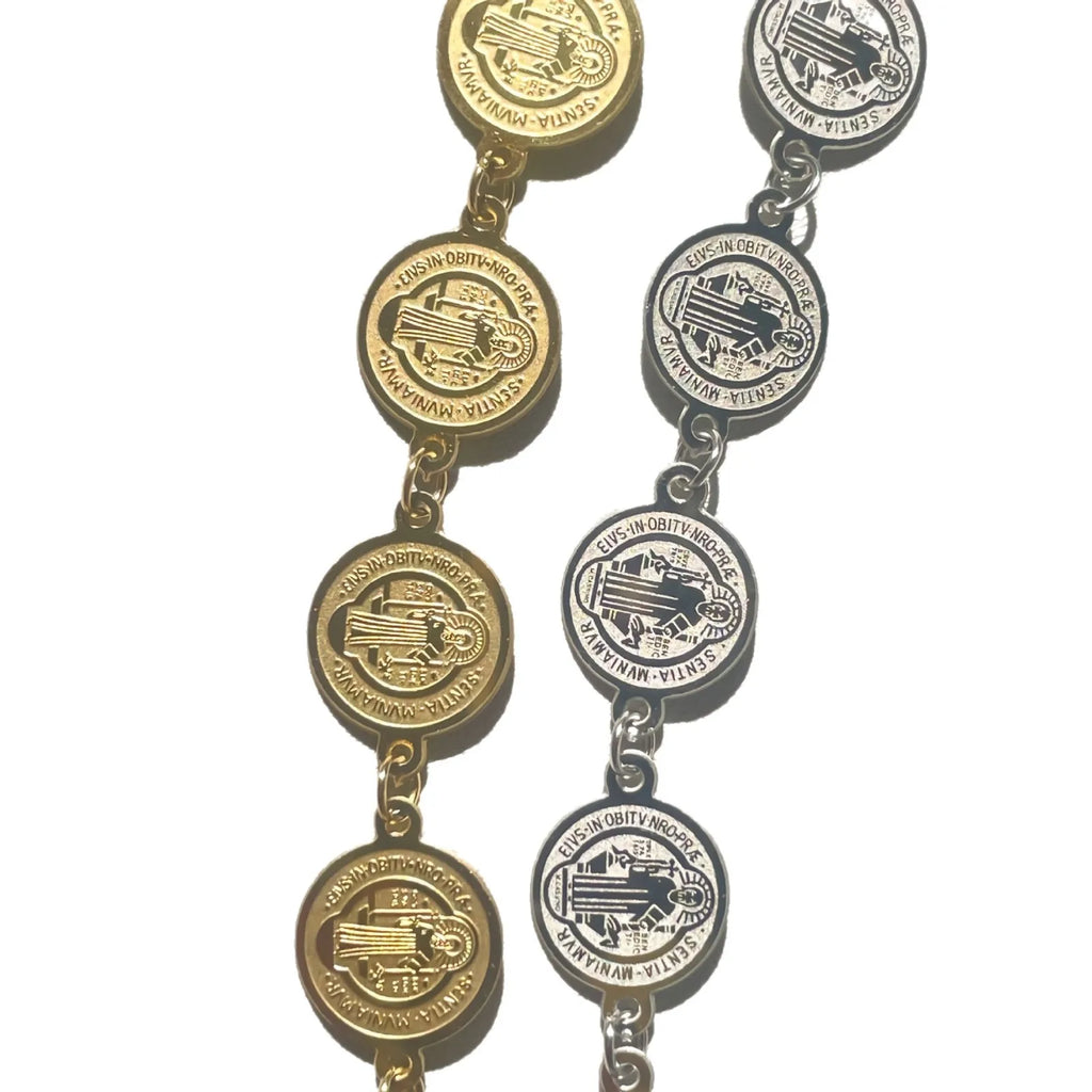 Saint Benedict 11 Pieces Medal Protection Bracelet