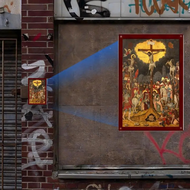 Crucifixion Icon for Wall Decor