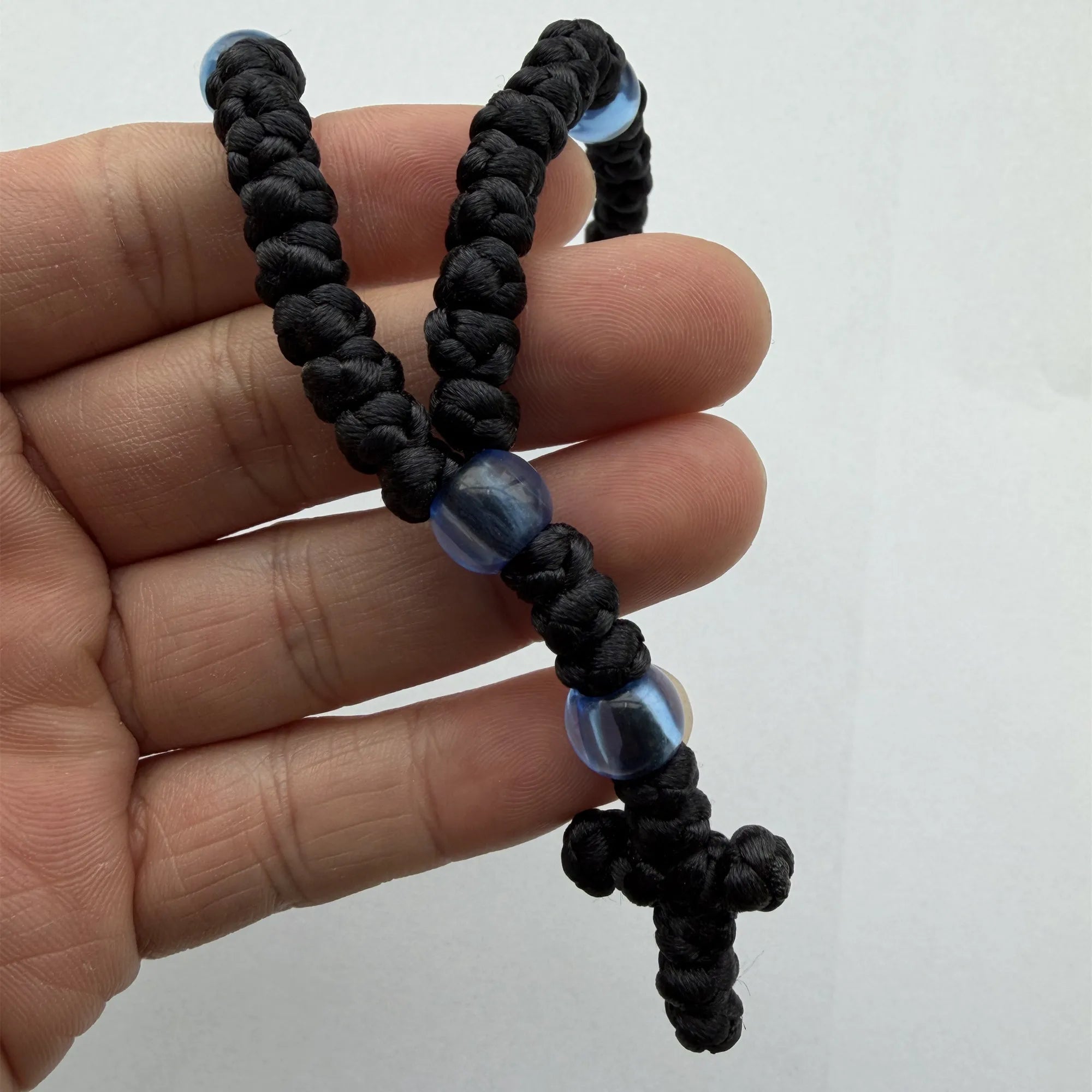 Orthodox Rope Wooden Prayer Beads Rosary Bracelet
