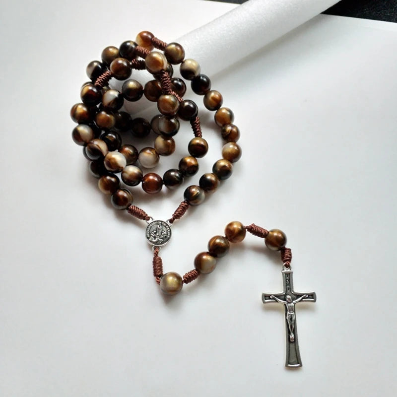 Rosary Prayer Beads Necklace