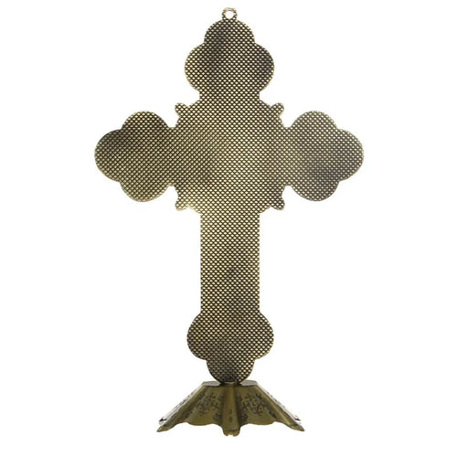 Crucifix on The Stand Cross Crucifix Home Decoration