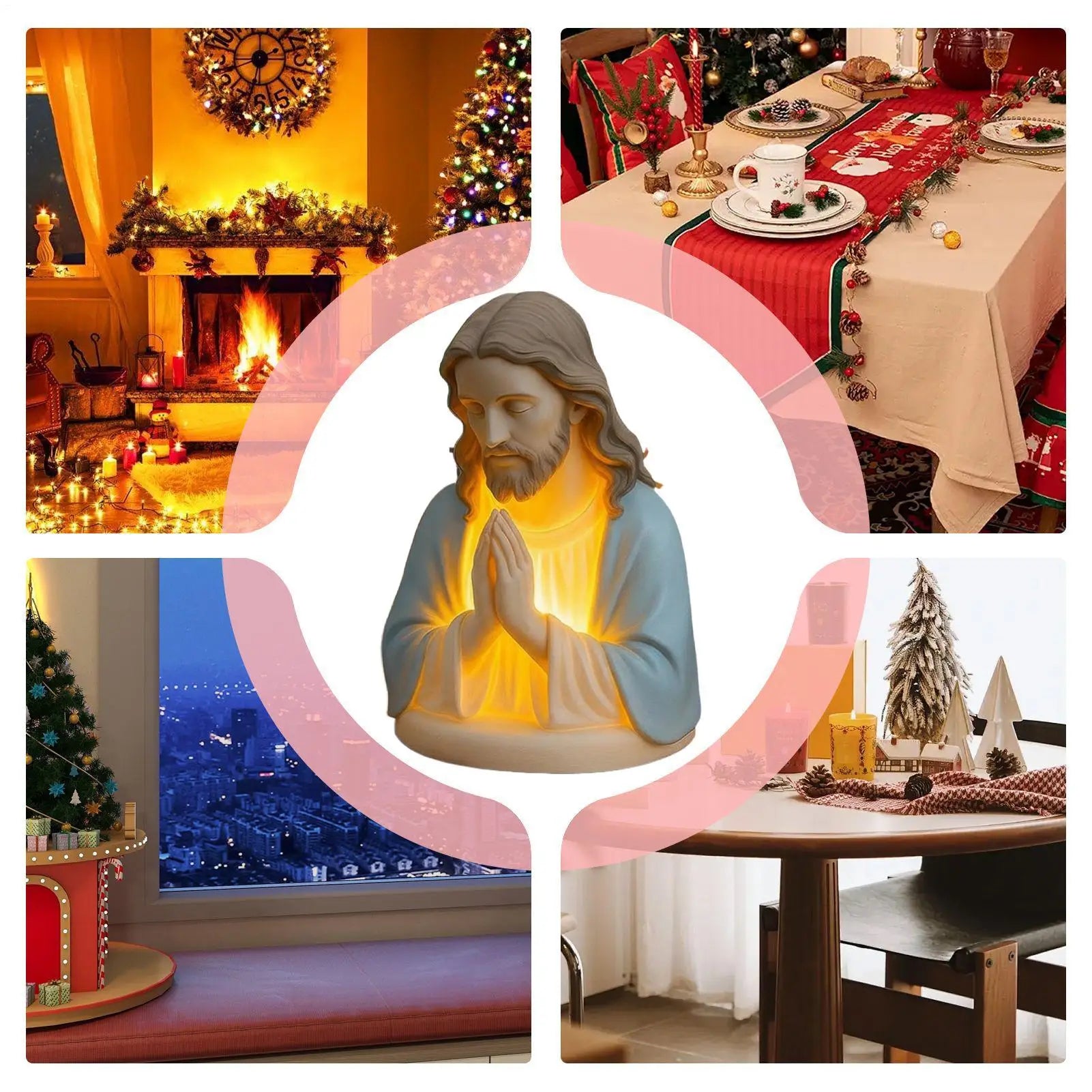 Virgin Mary Statue Night Light