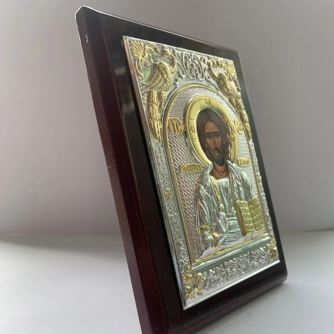 Orthodox Wood Jesus Icon Home Decoration