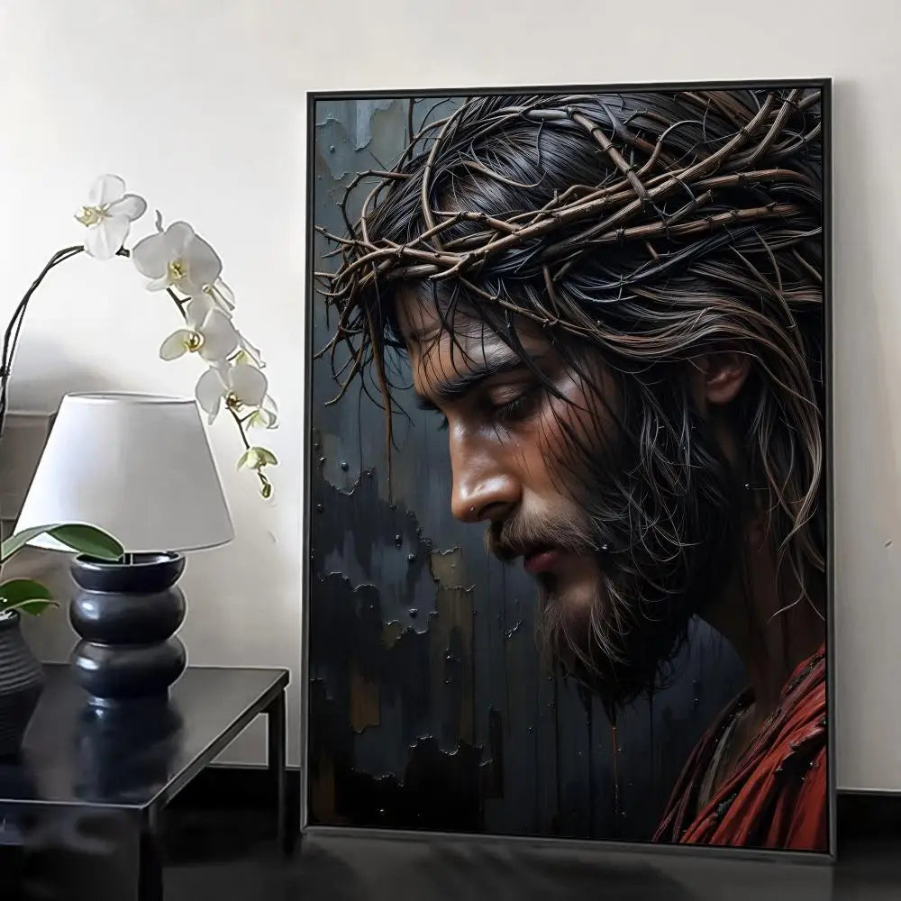 Son of God Jesus Cross Poster Wall Decor