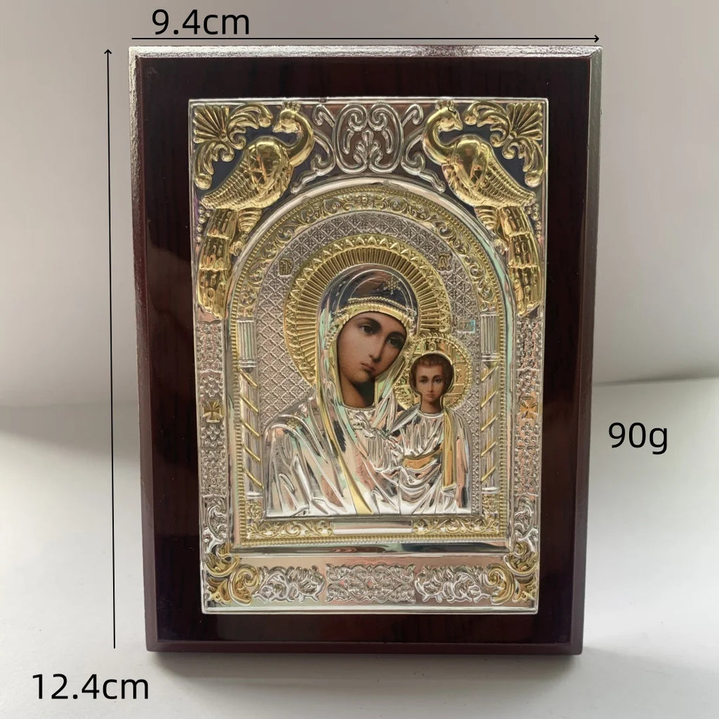Orthodox Wood Jesus Icon Home Decoration