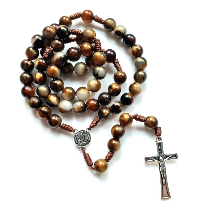 Rosary Prayer Beads Necklace
